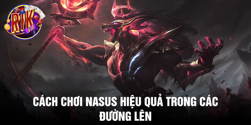 Cách chơi Nasus hiệu quả trong các đường lên